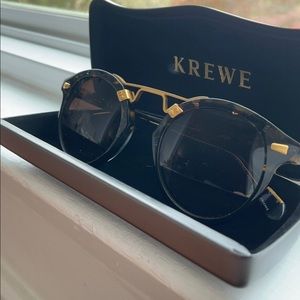 KREWE Womens STL II | Cobra to Black 24K Sunglasses
